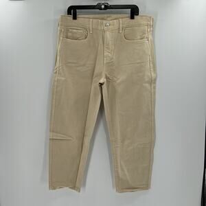AYR Women's The Beat Drop Barrel Leg Jeans - Straw Hat - 34 - New with tags
